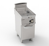 Friteuse à gaz monobac 17 l 16,5 kW avec zone froide et support de table | TECNOINOX 713128