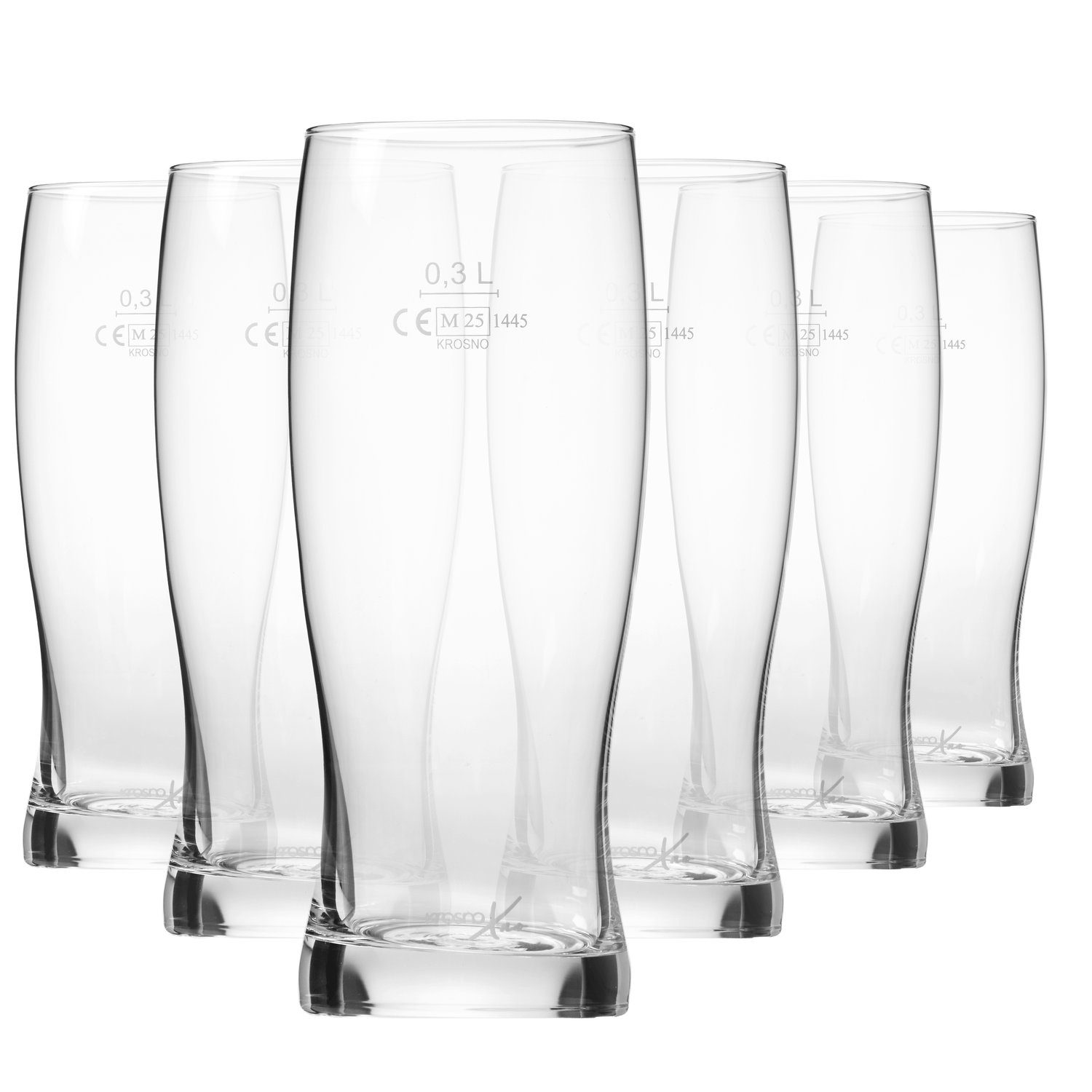 Verres à bière XNO BEER TUMBLER 390 ICE, 390 ml, lot de 6 pièces | KROSNO GLASS F684756033043830