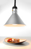 Lampe de maintien au chaud pour plats, couleur argent, 27,5 cm, 0,25 kW | HENDI 273869