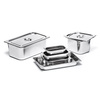 Couvercle GN 2/3 Standard en acier inoxydable | FORGAST FG04233V1