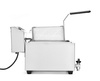 Friteuse électrique avec panneau numérique Mastercook avec robinet de vidange, 8 l, 3,5 kW | HENDI 207369