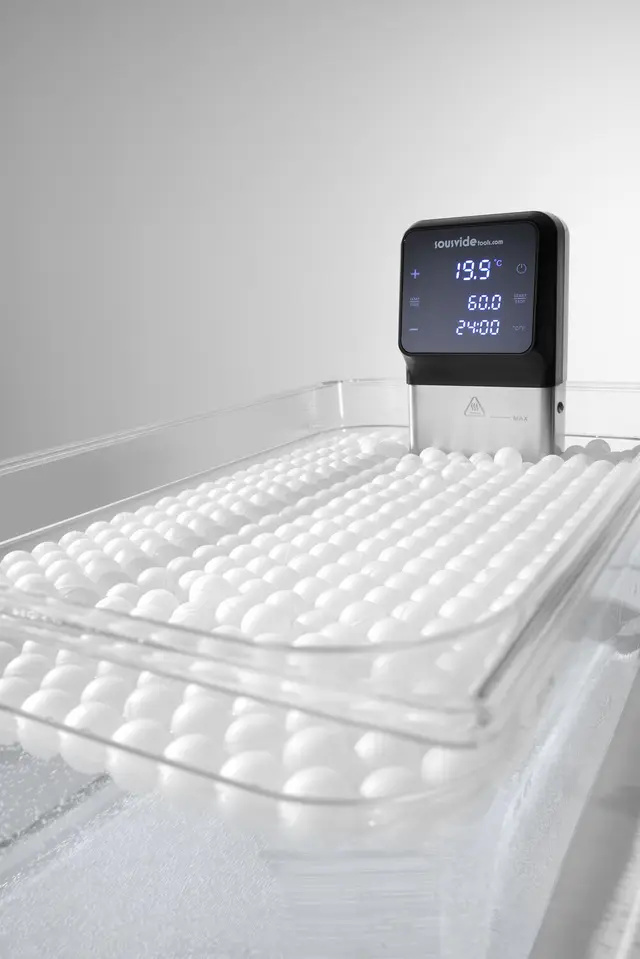 Billes de cuisson sous-vide, 500 pcs, blanc, polypropylène, 2 cm | HENDI 551998