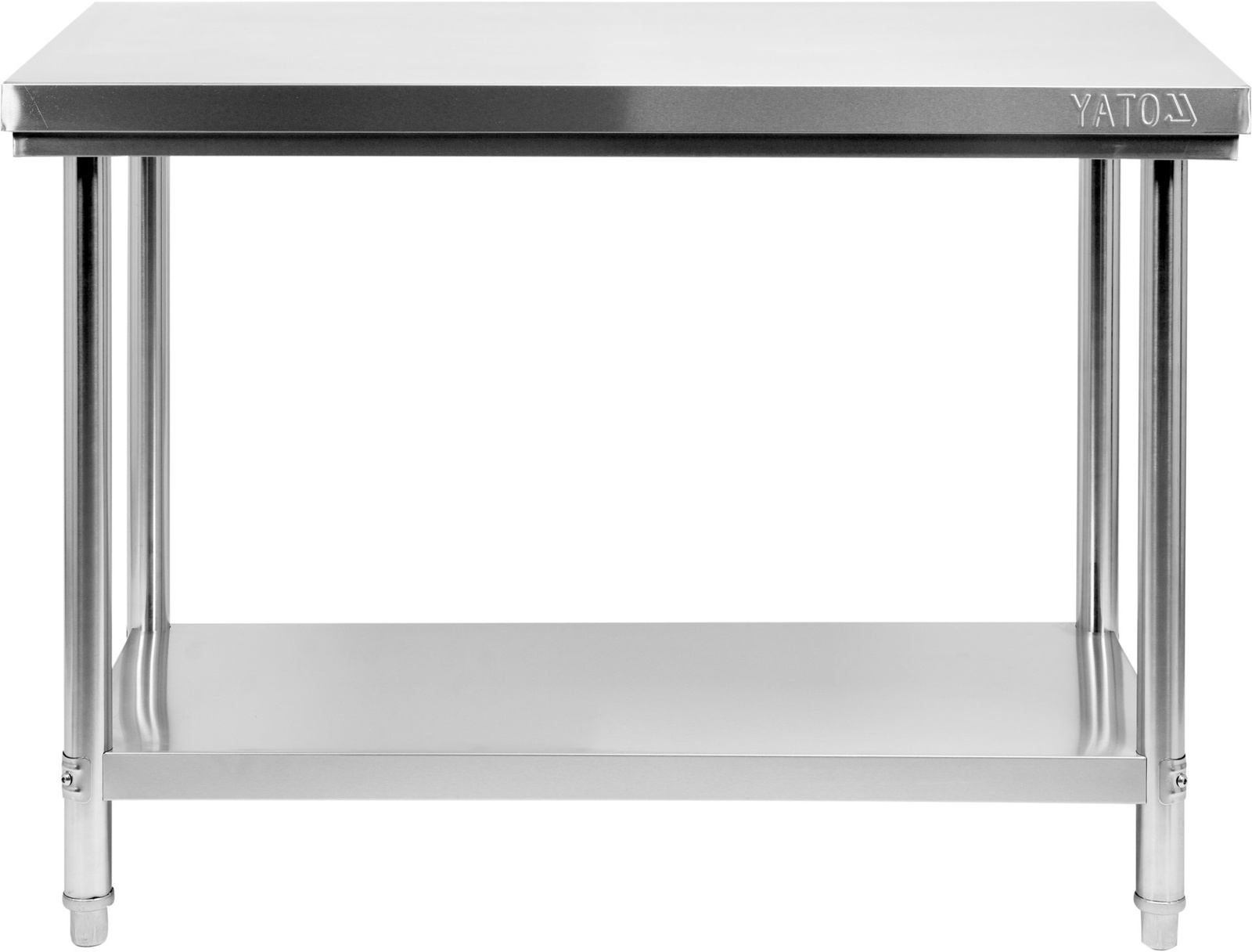 Table de travail centrale pliante avec étagère 100x70x85 cm | YATO YG-09010