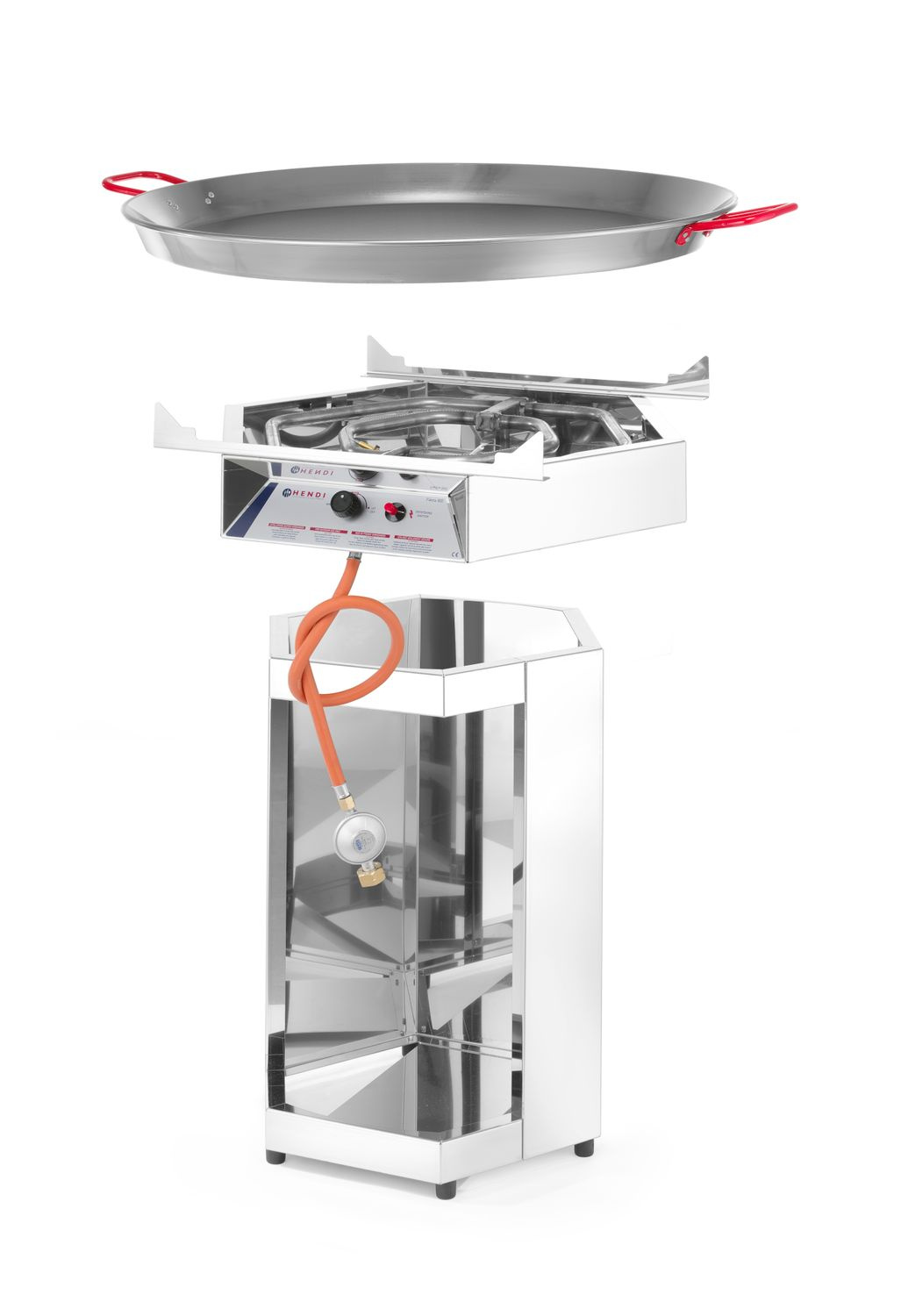 Grill à gaz FIESTA 800, à gaz, Ø 80 cm, 7 kW | HENDI 146804