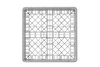Panier pour verre 50x50 cm, 9 compartiments | HENDI 877050
