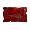 Assiette plate rectangulaire Moku rubis 30 x 18 cm | KERA CERAMIKA 16.2/C.RUB