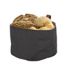 Sac à pain, gris foncé, beige, 20x13,5 cm | APS 30346