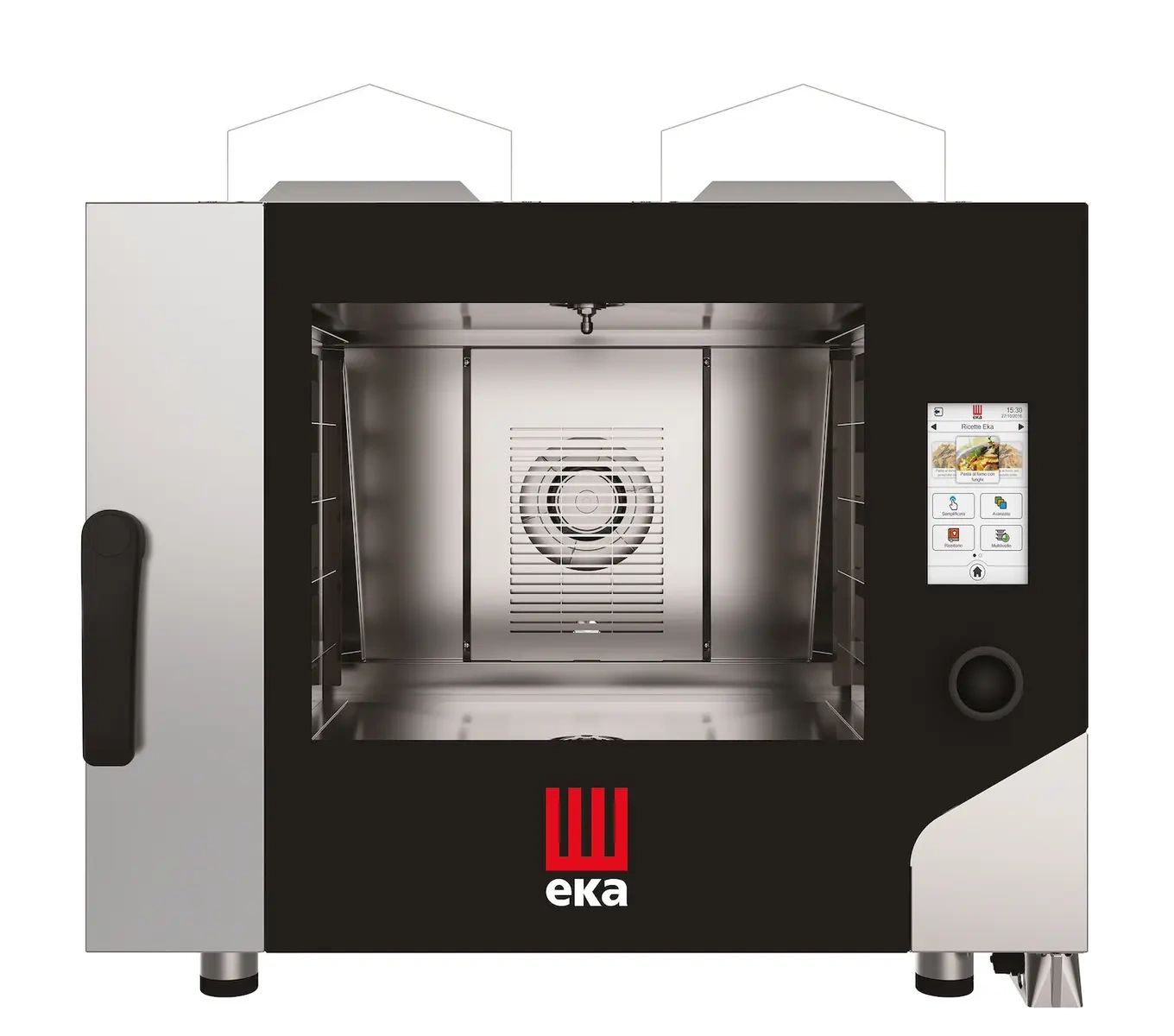 Four mixte gaz Millenial à convection-vapeur Touch Screen Bakery 4x600x400 | TECNOEKA MKF464GTS
