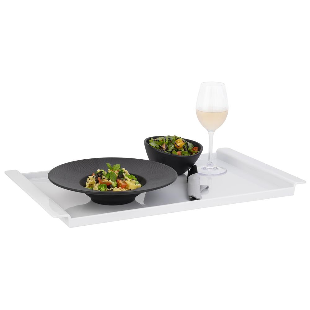 Assiette NERO en mélamine, noire, 29 cm | APS 85098