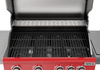 Gril à gaz ITAMI 4+1, 14,2 kW, rouge | YATO YG-20034