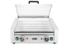 Réchauffeur à rouleaux pour hot-dogs, bi-zone avec couvercle, 11 rouleaux, 0,98 kW, 230 V | HENDI 268650