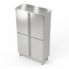 Armoire inox traversante à deux compartiments 90x60x200 cm | FORGAST