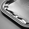 Plateau de banquet avec motif, acier inoxydable, 41,5x31x1,5 cm | APS 392