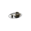Plateau KAFFEEHAUS ovale, avec rebord décoratif ourlé, acier inoxydable, 31x23x1.5 cm | APS 30114