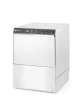 Lave-vaisselle professionnel Doppio avec doseur de détergent et pompe de vidange, panier 50x50 cm, 3,4/4,9 kW, 230/400 V | HENDI 237366