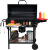 Gril à charbon avec couvercle, grille 71x35 cm | LUND 99900