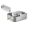 Boîte à lunch LUNCHBUDDY, acier inoxydable, 22.5x16.5x6.5 cm, 1.4 l | APS 66902