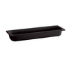 Bac GN 2/4 prof. 10 cm en mélamine noir | APS 84308