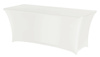Housse pour table rectangulaire SYMPOSIUM blanche | HENDI 814420