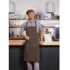 Tablier de cuisine Basic 75 x 90 cm avec poche et boucle marron clair | KARLOWSKY BLS 5-28-Stck