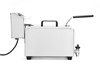 Friteuse électrique avec panneau numérique Mastercook avec robinet de vidange, 8 l, 3,5 kW | HENDI 207369