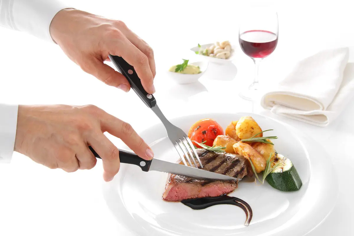 Fourchette à steak Profi Line, 6 pcs | HENDI 781432
