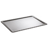 Plateau SCHÖNER ESSEN, avec bord décoratif, en acier inoxydable, 63,5x44,5x2 cm | APS 384