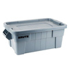Conteneur de transport alimentaire en polyéthylène BRUTE cap. 53 L gris | RUBBERMAID 9S30-00-GRY