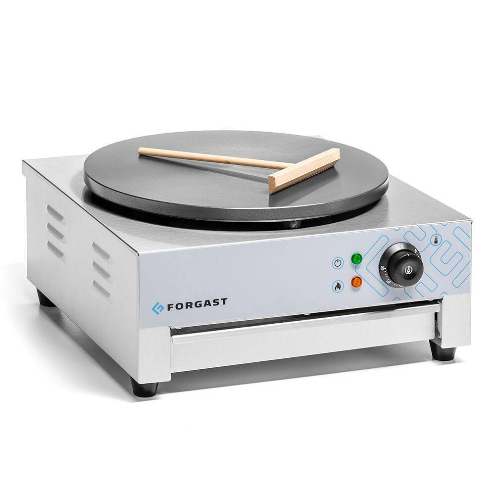 Crêpière électrique 40 cm, 3 kW, 230 V | FORGAST FG09100