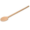Cuillère en bois ronde pour poêles en téflon, longueur 36 cm | CONTACTO 833/036