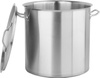 Casserole haute en acier inoxydable - capacité 50 L avec couvercle | YATO YG-00018