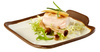 Assiette CROCKER, en mélamine, blanc et brun, 14x13x2,5 cm | APS 84567
