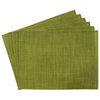 Set de table TIRA, PVC, vert, 45x33x0,1 cm | APS 60521