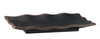 Plateau MARONE, en mélamine, noir - brun, 22,5x15x3 cm | APS 84104