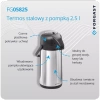 Thermos en acier de restauration avec pompe 2,5 l | FORGAST FG05825