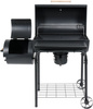 Gril au charbon XXL avec fumoir, grille 64x37 cm | LUND 99587