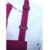 Tablier de cuisine Basic 75 x 90 cm avec boucle bordeaux | KARLOWSKY BLS 4-4-Stck