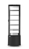 Vitrine réfrigérée 280 L, noire, LED, système de refroidissement dynamique | ARKTIC 233290