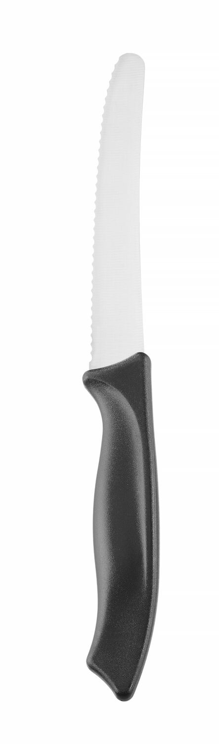 Couteau universel dentelé, noir | HENDI 842492