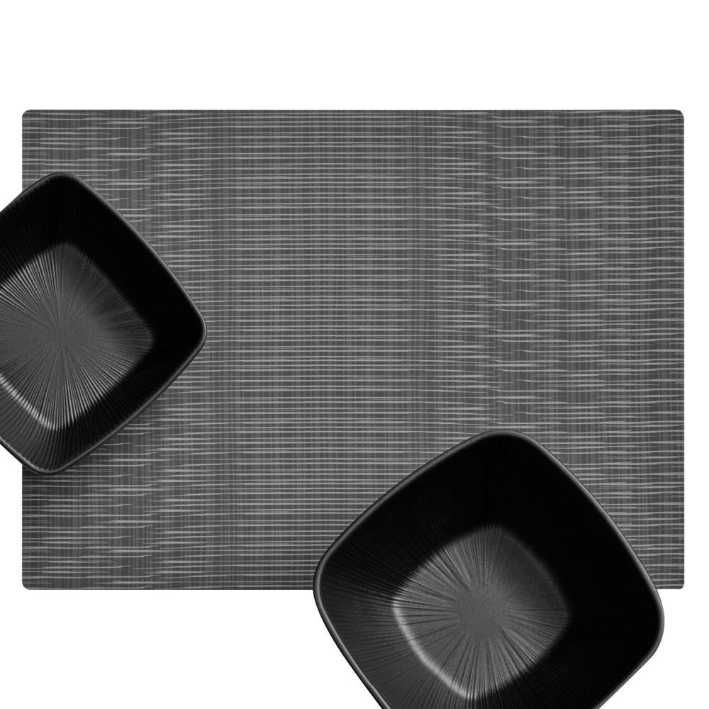Set de table VELMA, silicone, gris, 45x33x0,1 cm | APS 60589