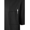 Veste de cuisine homme Gustav noire | KARLOWSKY JM 15-1