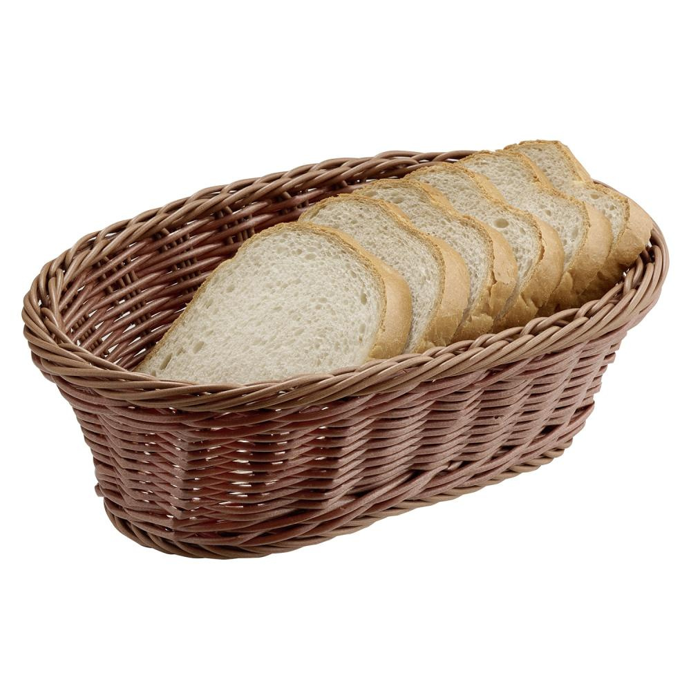 Panier de table et de buffet ECONOMIC, ovale, marron, 27x17.5x9.5 cm | APS 40194