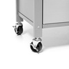 Gril à gaz de jardin avec armoire et brûleur latéral, nombre de brûleurs 4+1, 17,4 kW | FORGAST FG09108
