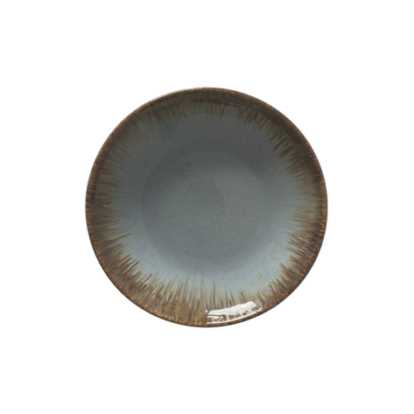Assiette creuse Still Cristall topaze 24 cm | KERA CERAMIKA 14.5/C.TOP