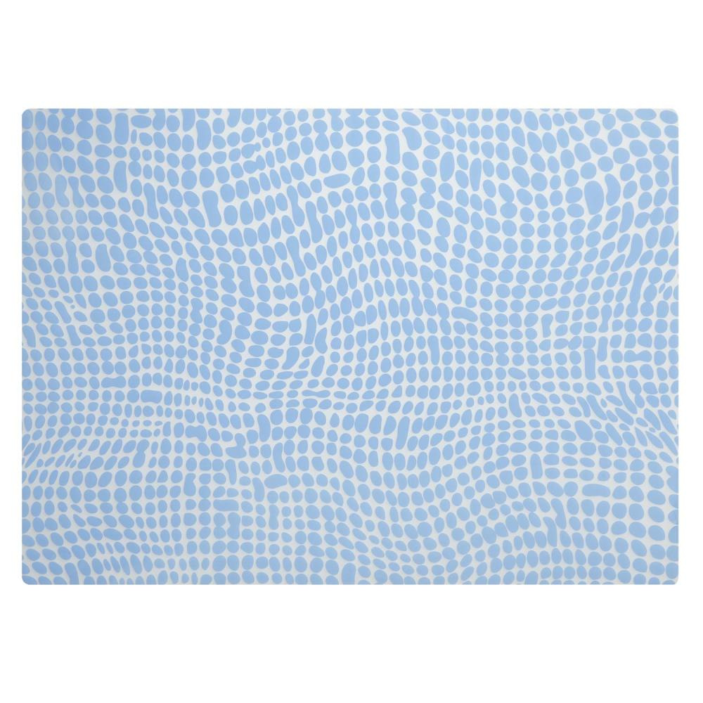 Set de table VELMA, silicone, bleu, 45x33x0.1 cm | APS 60590