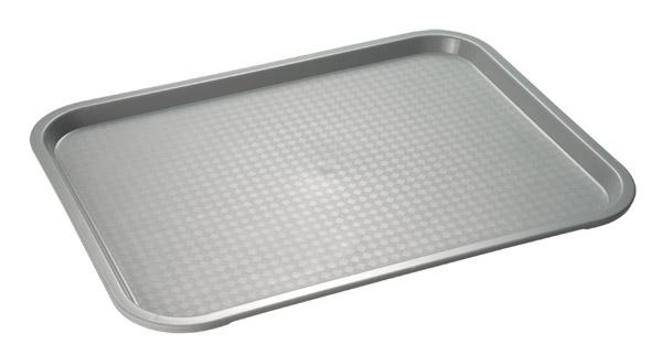 Plateau FAST FOOD gris, 45x35,5x2 cm | APS 543