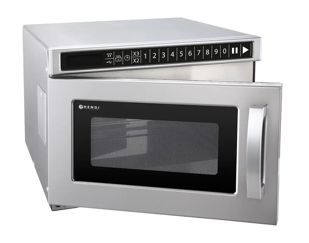 Four à micro-ondes programmable, 18 l, 3 kW, acier inoxydable | HENDI 281376