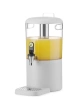 Distributeur de jus, 4 l UNIQ, conçu par Robert Bronwasser, blanc, 315x211x(H)431mm | HENDI 425046