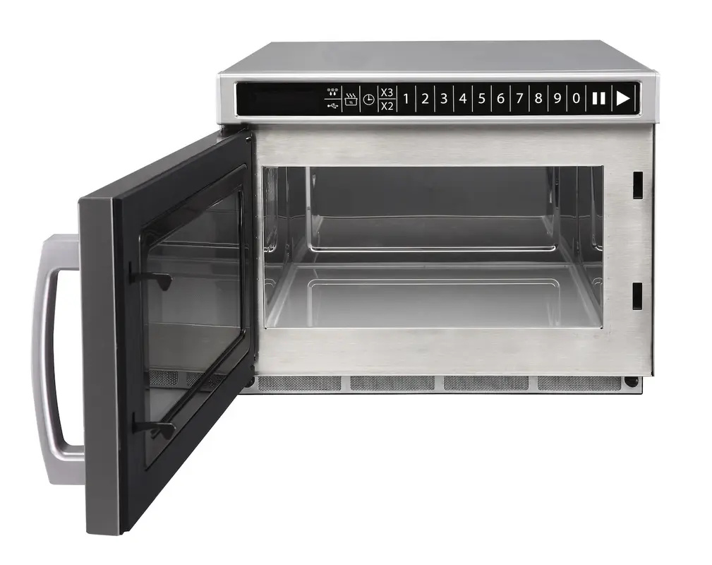 Four à micro-ondes programmable, 18 l, 3 kW, acier inoxydable | HENDI 281376