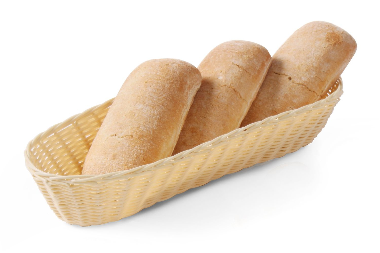 Panier à pain en polyrattan ovale long | HENDI 426906
